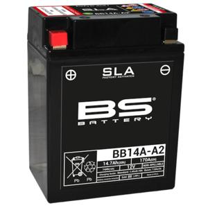 BS BATTERY Batterij gesloten onderhoudsvrij, Batterijen voor motor & scooter, BB14A-A2 SLA