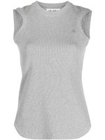 The Attico Reese ribbed tank top - Gris - thumbnail