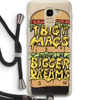 Big Macs Bigger Dreams: Samsung Galaxy J6 (2018) Transparant Hoesje met koord