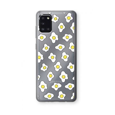 Spiegeleitjes: Samsung Galaxy A31 Transparant Hoesje