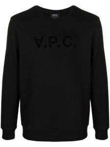 A.P.C. sweat à logo imprimé - Noir