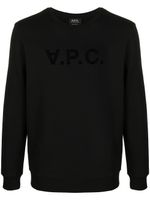 A.P.C. sweat à logo imprimé - Noir - thumbnail