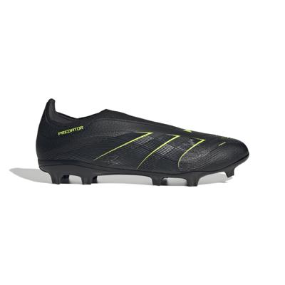 adidas Predator League Veterloze Gras / Kunstgras Voetbalschoenen (MG) Zwart Donkergrijs Neongeel