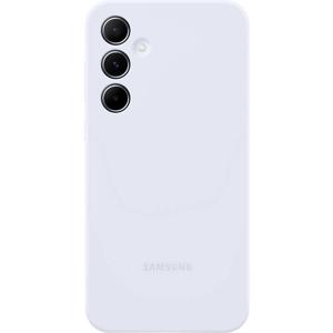 Samsung Silicone Case Backcover Samsung Galaxy A55 5G Lichtblauw Stootbestendig