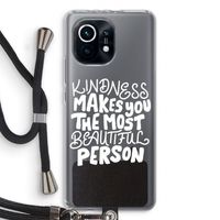The prettiest: Xiaomi Mi 11 Transparant Hoesje met koord