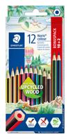 Kleurpotlood staedtler noris 185 set à 10+2 kl