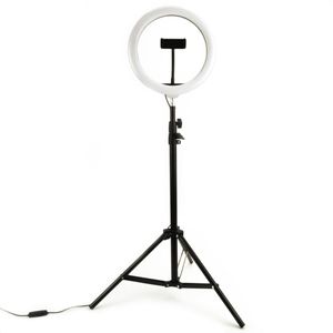 Selfie Ringlamp 26 Cm Met Statief 210cm