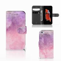 Hoesje Apple iPhone 6 | 6s Pink Purple Paint | Portemonnee hoesje
