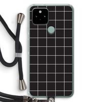 Rooster 2: Pixel 5 Transparant Hoesje met koord