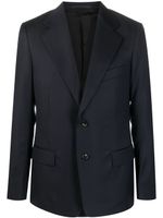 Lanvin blazer à simple boutonnage - Bleu