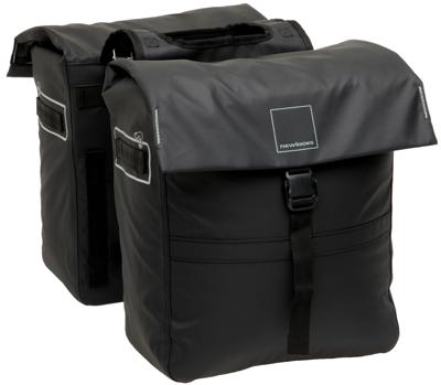 Dubbele fietstas New Looxs Leeds Double - 38 liter - 33 x 18 x 38 cm (2x) - Black