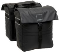 Dubbele fietstas New Looxs Leeds Double - 38 liter - 33 x 18 x 38 cm (2x) - Black