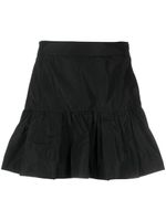 Moncler high-waist taffeta miniskirt - Noir - thumbnail