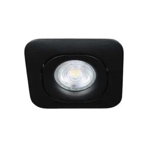 Philips LED spot GU10 4.9Watt vierkant ZWART dimbaar