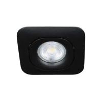 Philips LED spot GU10 4.9Watt vierkant ZWART dimbaar - thumbnail