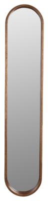 ZILT Ovale Spiegel 'Rania' Rubberhout, 120 x 24cm