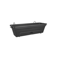 Balkonbak - 50x17x26cm - zwart Balkonbak - 50x17x26cm - zwart