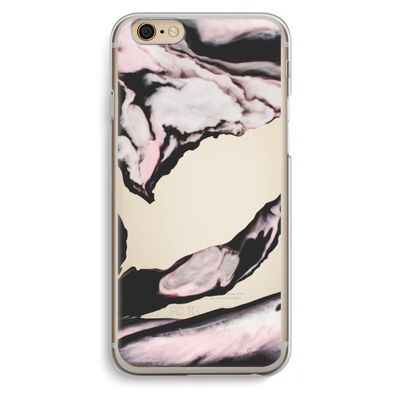 Roze stroom: iPhone 6 / 6S Transparant Hoesje