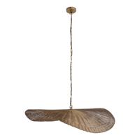 Shauney Gold ijzeren golvende hanglamp rond L