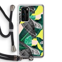 Fantasie jungle: Huawei P40 Transparant Hoesje met koord