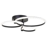 Brilliant Ronde plafondlampAydin zwart - G80746/76