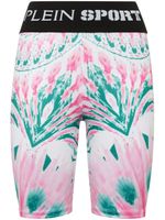 Plein Sport short de cyclisme à bande logo - Rose