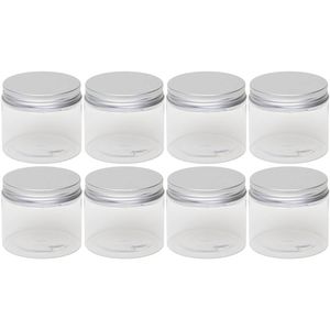 8x Mini weckpotje/inmaakpotje 150 ml van kunststof - Weckpotten