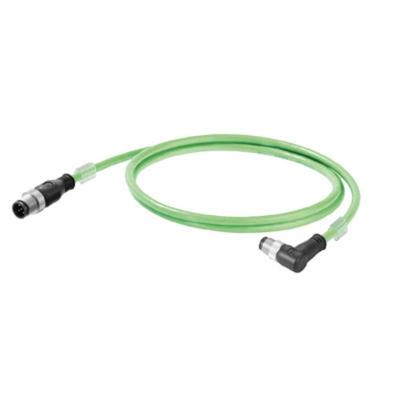Weidmüller 1059770050 Sensor/actuator dataconnector, geassembleerd M12 Stekker, recht, Stekker, haaks 1 stuk(s)
