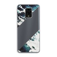 Golven: Xiaomi Redmi Note 9 Pro Transparant Hoesje Golven: Xiaomi Redmi Note 9 Pro Transparant Hoesje