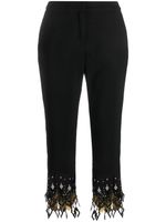 Rabanne pantalon court à détails de clous - Noir