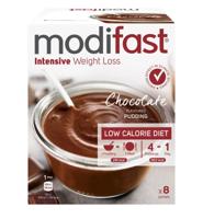 Modifast Intensive pudding chocolade 8 zakjes