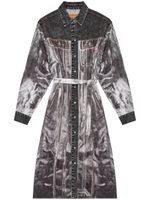 Diesel robe-chemise D-Anish en jean - Noir