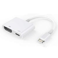 E-Gin-LTH-002 8 Pin digitale AV naar HDMI Adapter + USB-poort voor VGA-1080P HD TV Display scherm apparaat opladen