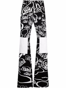 Off-White x Katsu jean droit imprimé - Noir