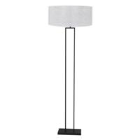 Steinhauer Vloerlamp 160cmStang witte kap met motief - 3850ZW