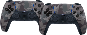 Sony PlayStation 5 DualSense Controller Grey Camo Duo Pack