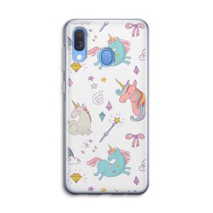 Fantasiewereld: Samsung Galaxy A40 Transparant Hoesje