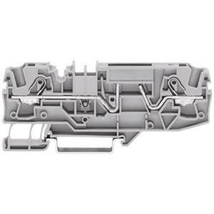 WAGO 2002-1681 Zekeringklem 5.20 mm Spanveer Toewijzing: L Grijs 1 stuk(s)