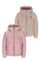 Like Flo winter winterjas meisjes - paars - Aimee - kort, omkeerbaar, capuchon