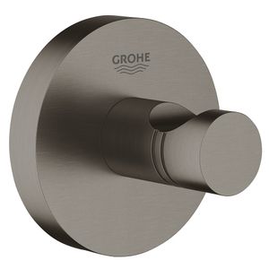 Handdoekhaak Grohe Essentials Hard Graphite Geborsteld