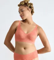Zero feel Soft Bra Bliss - Naadloze BH top - Kanten bralette met brede bandjes