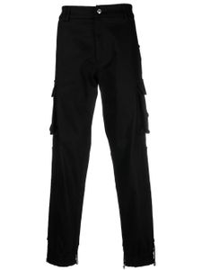 GCDS pantalon droit à poches cargo - Noir