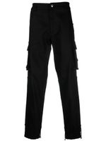 GCDS pantalon droit à poches cargo - Noir