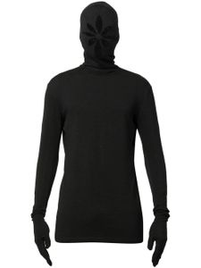 KUSIKOHC sweat à découpes - Noir