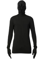 KUSIKOHC sweat à découpes - Noir