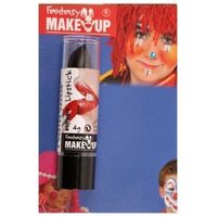 Feest/party lipstick/lippenstift mat zwart   - - thumbnail