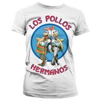 Breaking Bad Los Pollos dames shirt wit - thumbnail