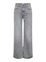 Kids ONLY Zomer jeans broek meisjes grijs - Wide Leg Fit - Kogjuicy