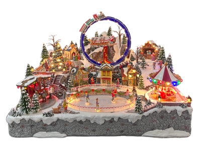 Kerstspeeltuin Met IJsbaan - Oosterik home