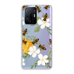 No flowers without bees: Xiaomi 11T Pro Transparant Hoesje